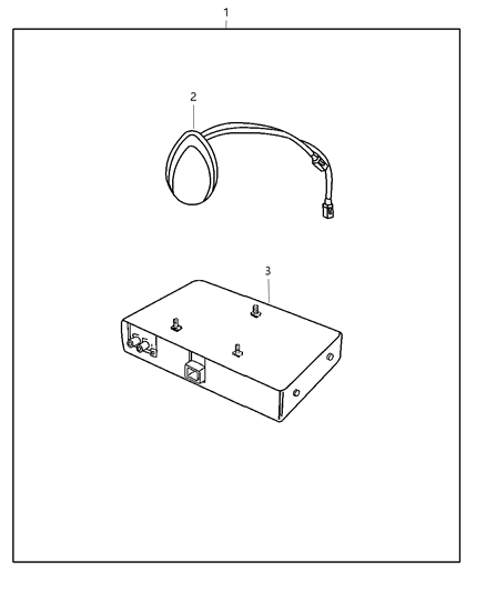 1998 Chrysler Concorde Install Kit Satelite Receiver Diagram for 82208116