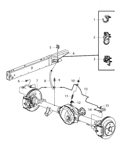 Tube Brake Diagram for 68209800AF