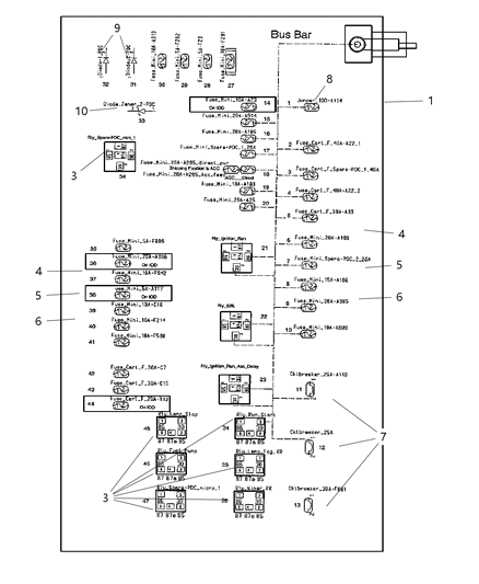 Diode Diagram for 5161422AA