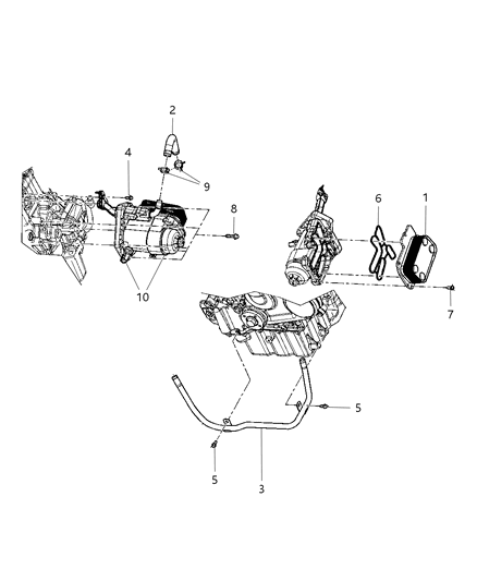 2013 Ram C/V Clamp Diagram for 68031570AA