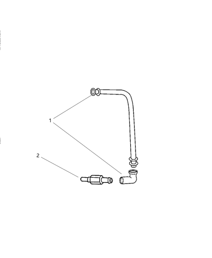 2000 Dodge Stratus Hose Make Up Air Diagram for 4884050AA