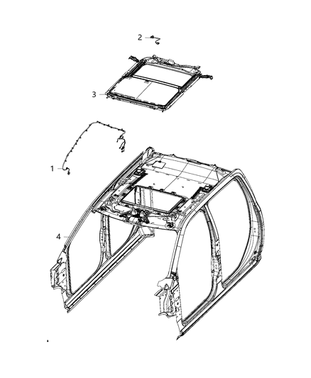 Wiring Header Diagram for 68374103AA