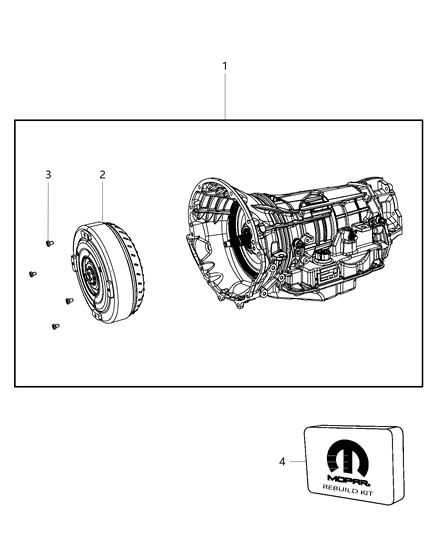 Transmission Diagram for R8009099AD