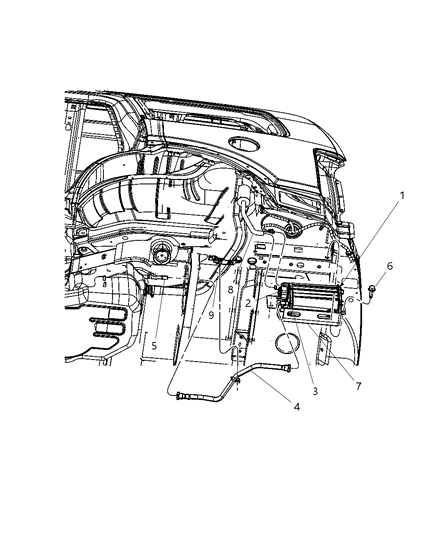 1985 Dodge Aries Canister Vapor Diagram for 4891757AC