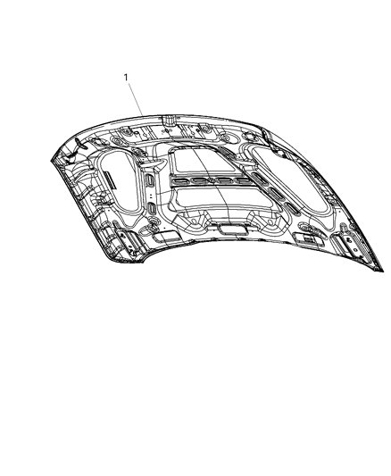 2017 Ram ProMaster 1500 Label Vehicle Emission Control Information Diagram for 47480416AB