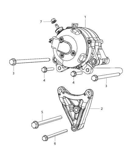 1987 Jeep J10 Generator Engine Diagram for 68078950AA