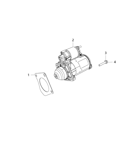 2001 Chrysler Sebring Screw Hexagon Head M8X1.25X50 Diagram for 6107263AA