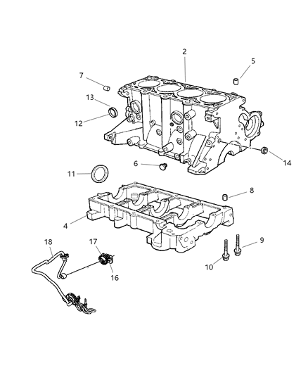 Heater Engine Block Diagram for 4557686AB