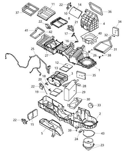 2006 Dodge Ram 2500 Packing Diagram for 5073976AA