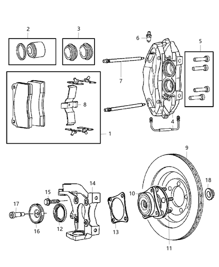2015 Dodge Viper Knuckle Front Diagram for 5290030AC