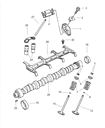 Bolt Hexagon Flange Head .312-18X1.72 Diagram for 6034184