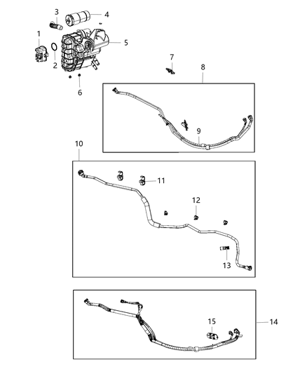 Detector Evaporative System Integrity Module 68398867Aa Diagram for 4861961AB