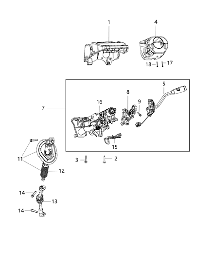 Lever Gearshift Diagram for 6GD80SZ6AA