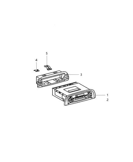 2006 Dodge Sprinter 2500 Radio Diagram for 5124583AA