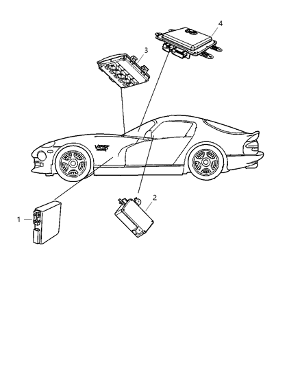 Module Body Controller Diagram for 5029670AM