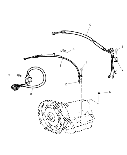 2014 Chrysler 300 O Ring Solenoid Connector Seal Transmission Diagram for 83503719