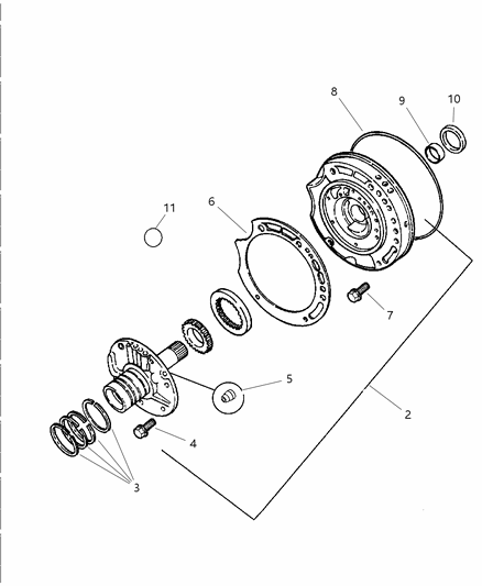 2020 Dodge Durango Seal, Transmission Torque Converter Hub, W/A727 & A518 Diagram for 4412475