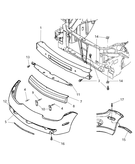 1984 Dodge 600 Fascia Front Primed Diagram for 5014480AC