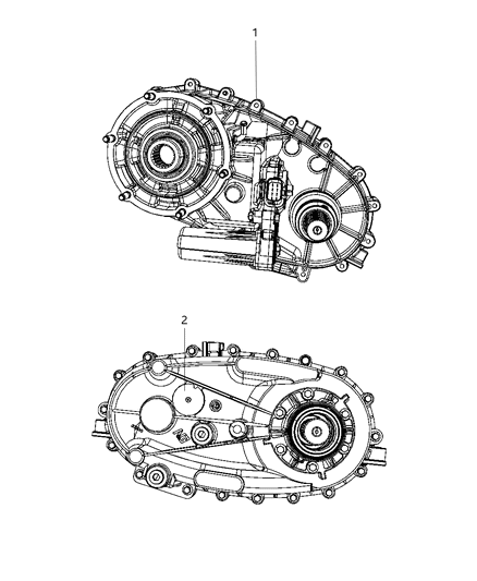 Transfer Case Diagram for RL123644AA