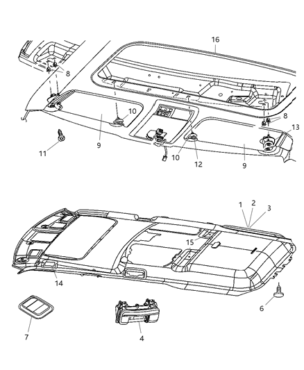 Lens Diagram for 5137528AA