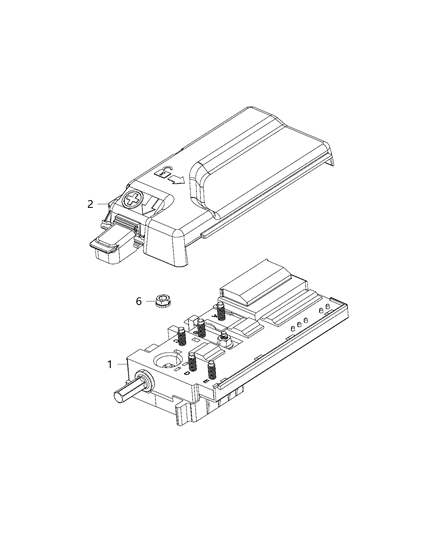Cover Pre Fuse Block Diagram for 68308833AA
