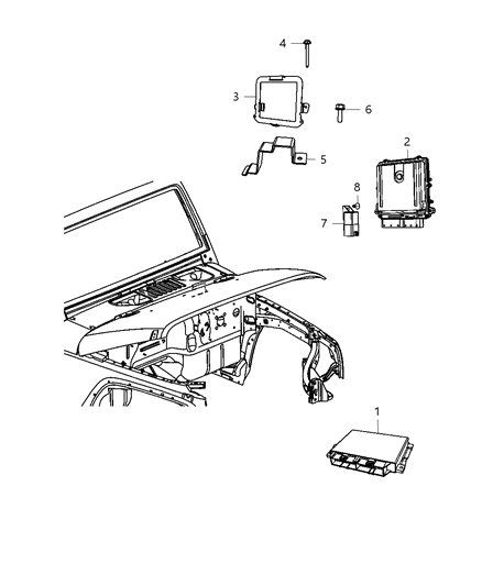 Module Transmission Control Diagram for RL150808AB