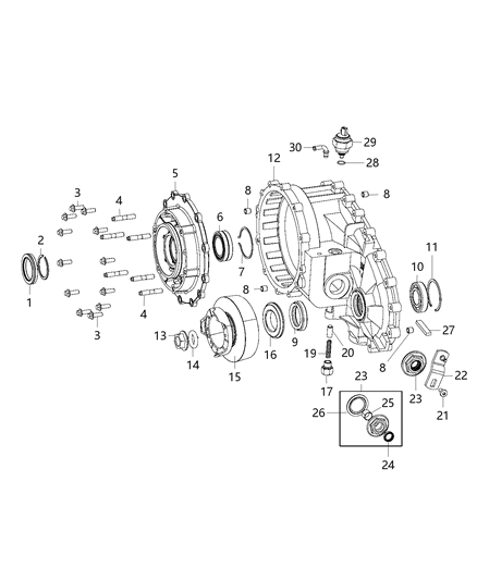 1987 Dodge D250 Spring Poppet Plunger Diagram for 5003445AA