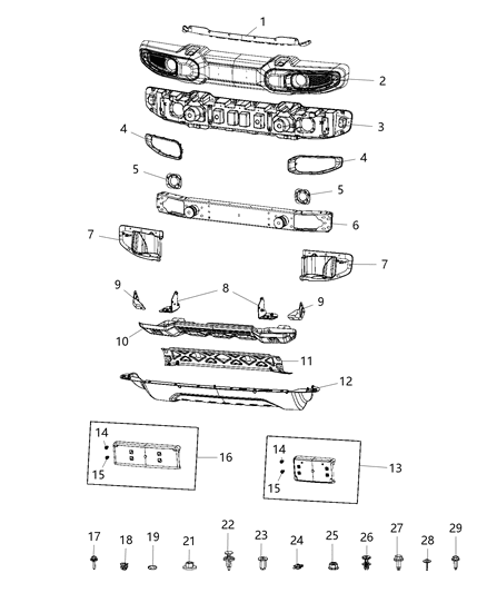 Screw, Parking Brake Lever Mounting Attaching HCU To Stud Diagram for 6100841