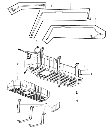 Retainer Kit Quick Connect Diagram for 5139084AA