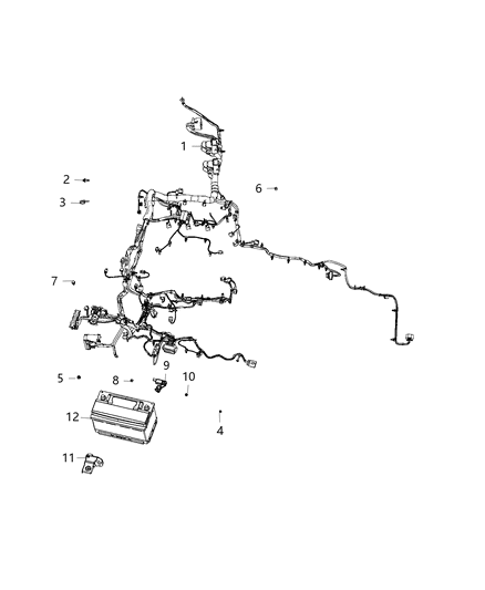 Wiring Transmission Diagram for 68443378AB