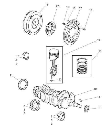 2024 Chrysler Voyager Converter Package Torque Diagram for 4796384AB