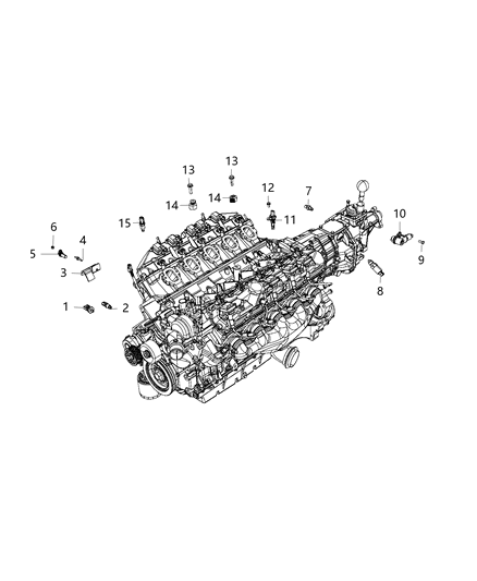 Sensor Crankshaft Position Diagram for 5033307AC