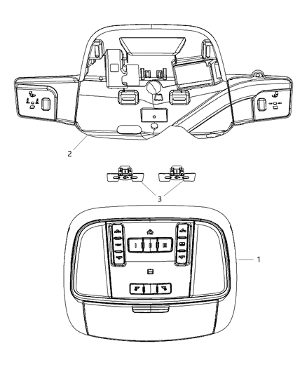 2015 Jeep Wrangler Clip Z - Axis Diagram for 5108106AA