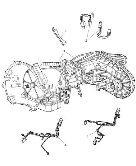2020 Ram 2500 Wiring Transmission Diagram for 68020011AB