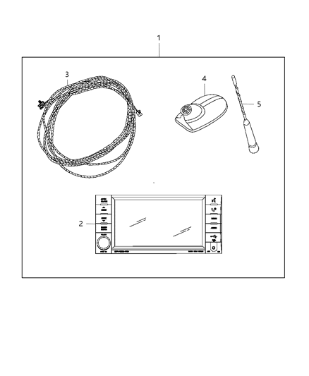 Mast Antenna Diagram for 5064688AB
