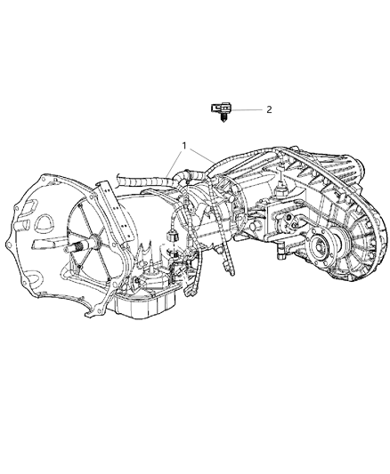 2015 Ram 3500 Terminal Fusible Link Battery Diagram for 68164796AA