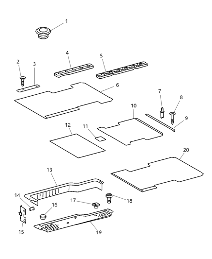 Plug Diagram for 5125991AA