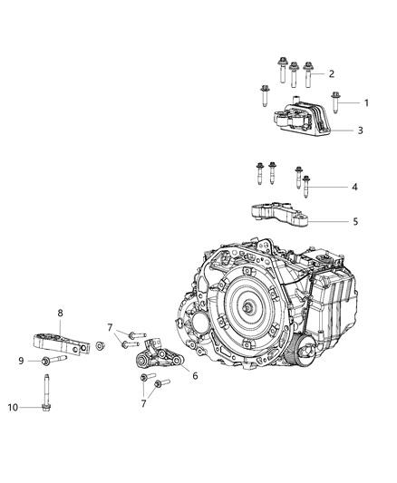 Bolt And Washer Hexagon Head M12X1.75X63.00 Diagram for 6511915AA