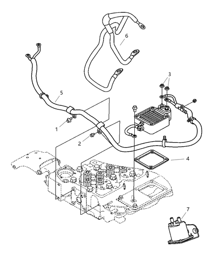 1996 Chrysler LHS Relay Diagram for 56029173AA