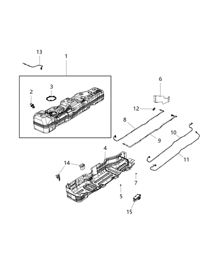 Shield Deflector Diagram for 68369976AB