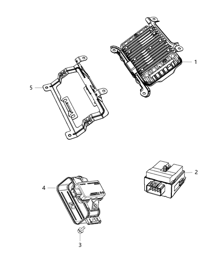 1988 Jeep J10 Module Power Inverter Diagram for 68080323AB