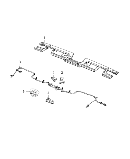 2008 Jeep Compass Switch Air Bag Control Diagram for 6ES90TX7AB