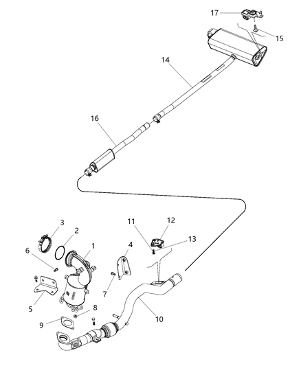 Bolt Hexagon Flange Head M8X30.00 Diagram for 68137306AA
