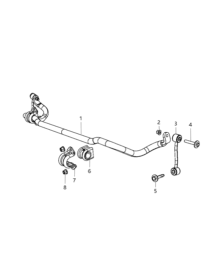 Bolt And Washer Hexagon Head Lock M12X1.75X80.00 Diagram for 6508710AA