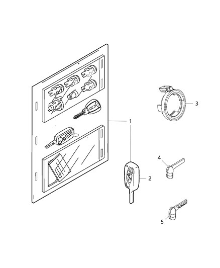 2019 Ram ProMaster City Cover Diagram for 68428406AA