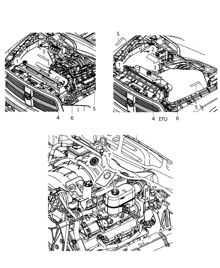 Label A/C System Diagram for 55057194AE