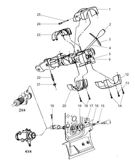 Screw 6 Lobed Diagram for 6506514AA