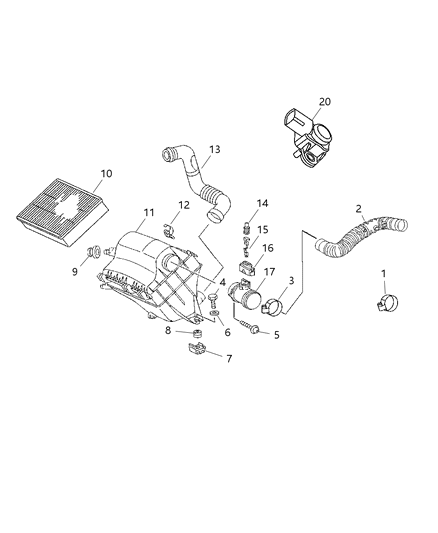 Seal O - Ring Diagram for 5133740AA
