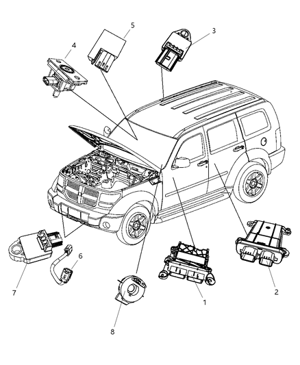 Module Occupant Classification Diagram for 4896052AD