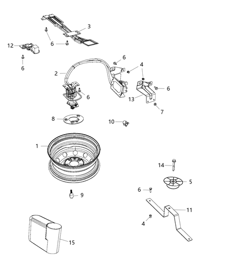 Screw Hexagon Flange Head M12X1.25X85.00 Diagram for 68134019AA